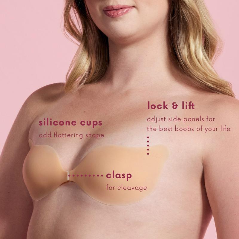 CAKES Strapless Push-Up Bra for Seamless Support