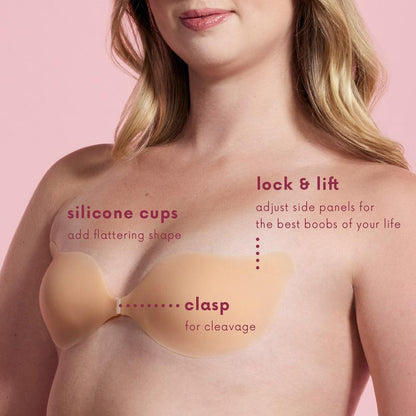 CAKES Strapless Push-Up Bra for Seamless Support